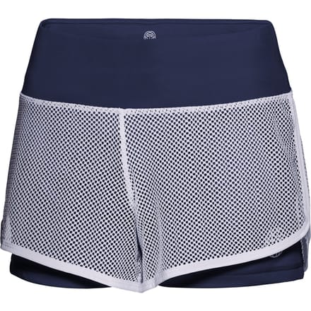 BIDI BADU Efia Tech (2in1) Shorts Dames-Donkerblauw,Wit