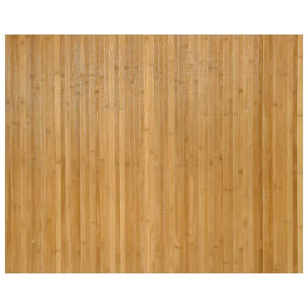 vidaXL - Vloerkleed - rechthoekig - 80x100 - cm - bamboe - naturel