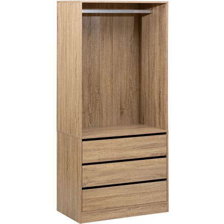 Eazy Living Kledingkast Julot Hout