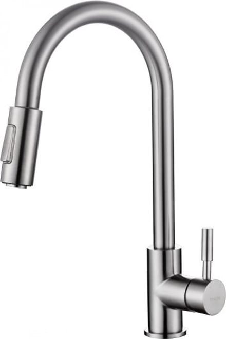Sanifun Benton RVS keukenkraan – Cold‑start & handdouche