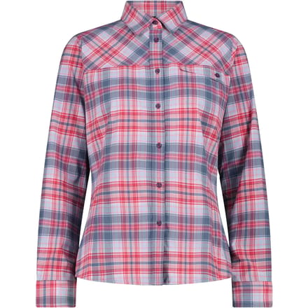 Dames lange mouwen geruit shirt CMP