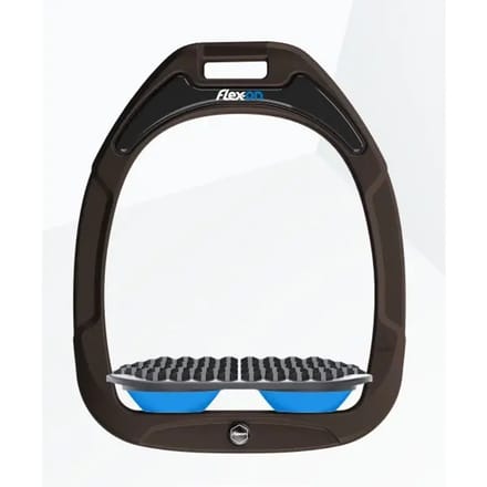 Endurance stijgbeugels Bruin/Grijs/Blauw Flex-On Green Composite