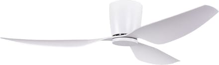Plafondventilator met LED | 127 cm | Arioso | wit | aluminium en kunststof | modern