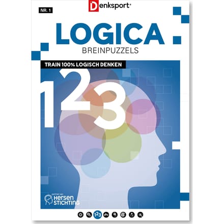 Denksport Puzzelboek Logica Breinpuzzels, editie 1