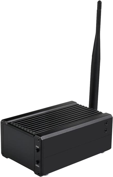 Mini Computer - Opslag Server - Thuis Gebruik - Dual Hard Drive Slots - 2.5 Inch Scherm - Zilverkleurig