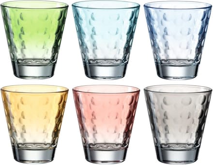 Leonardo OPTIC Drinkglas assorti pastel 215ml - set/6