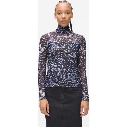 Karl Lagerfeld Mesh Lights Top Digital Light Größe: S | Longsleeves Outlet | Damen