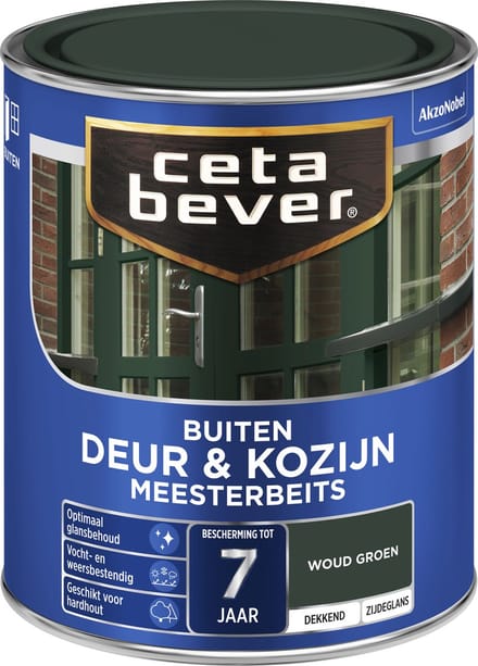 Cetabever Meesterbeits Deur en Kozijn Dekkend Zijdeglans - Woudgroen