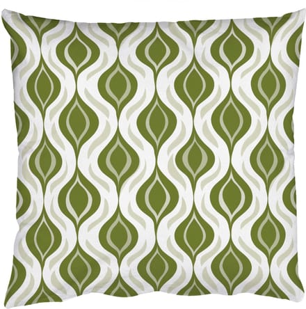 Sierkussens - Kussentjes Woonkamer - 60x60 cm - Patroon - Retro - Groen