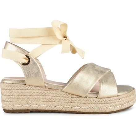 POSH by Poelman SAAR - maat 39 - Dames Sandalen/Espadrilles - Goud