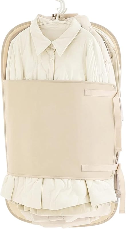 Opbergzak Kleding - Compressie Vakken - Ruimte Besparen - Herbruikbaar Ontwerp - 90x58cm - Wit