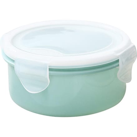 Koelkast Voedselopbergcontainer met Deksel Multifunctioneel Stapelbaar Rond Luchtdicht Keukenopslag white
