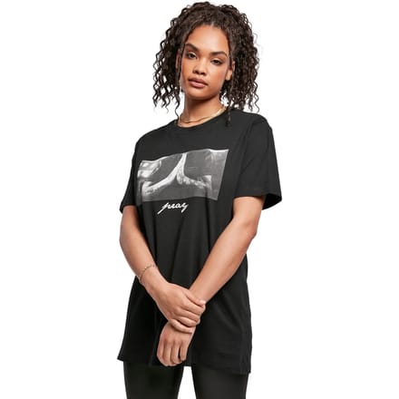 Mister Tee - Pray Dames Tshirt - 3XL - Zwart