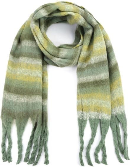 Sjaal Strepen - Winter Hip Colours - Groen