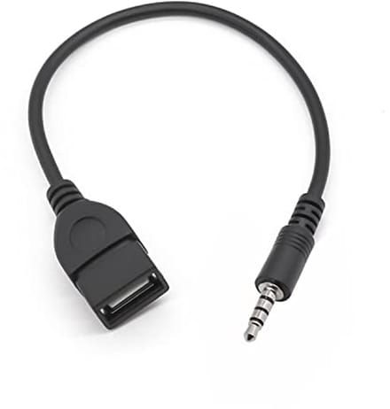 AUX naar USB Type A Adapter Kabel voor Auto 15cm