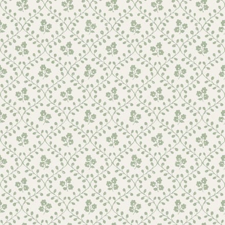 Boråstapeter Vliesbehang 5823 - Nordic Folks - Botanisch Groen - 53cm x 10.05m