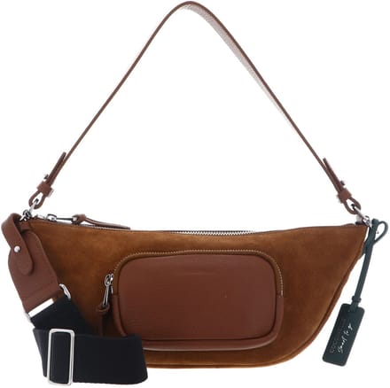 Coccinelle STG Paki Suede - Schoudertas 32 cm (cognac)