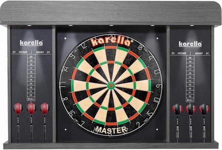 Dartbordkast met LED Verlichting en Scorebord