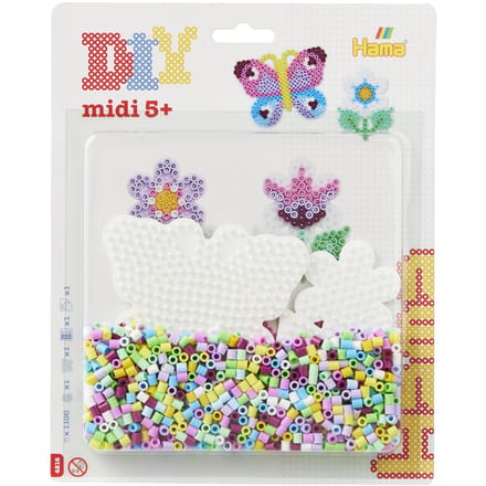 Hama Strijkkralen – 1.100 stuks – Vlinder en Bloem