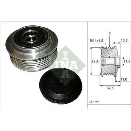 Schaeffler Ina Generator vrijloop INA 535 0107 10