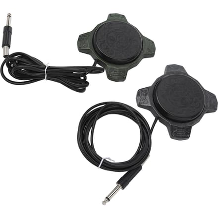 2 stuks Tattoo Voetpedaal Schakelaar Antislip Voetpedaal Schakelaar voor Tattoo Voeding met 1,85m black