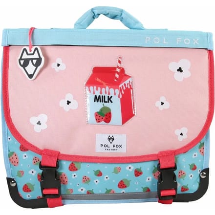 Schooltas Pol Fox CARTABLE STRAWBERRY 38 CM