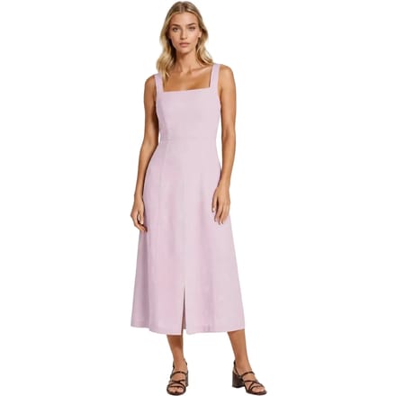 Vierkante Hals Jurk Dames Haris Cotton