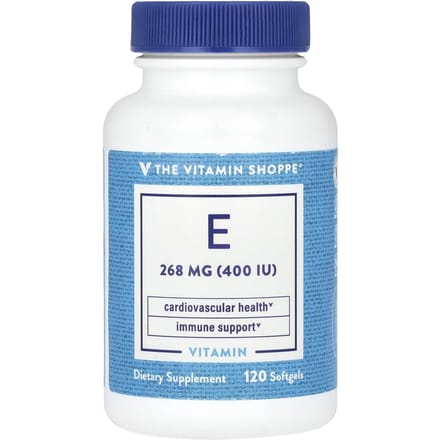 The Vitamin Shoppe, vitamine E, 268 mg (400 IE), 120 softgels