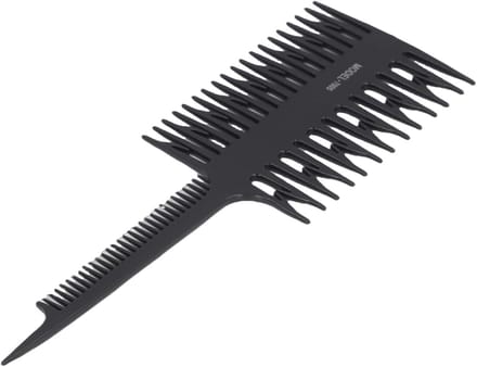 Haarverf Kam - Highlight Kam Styling Tool - Haar Kleuren - Dubbelzijdig Ontwerp - 21.5 x 7.5 cm - Zwart