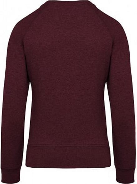 Kariban Dames/dames Organic Raglan Sweatshirt (Wijn Heide)
