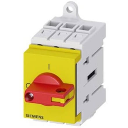 Siemens 3LD30300TK13 Belastbare scheidingsschakelaar Rood, Geel 3-polig 16 mm² 16 A 690 V/AC