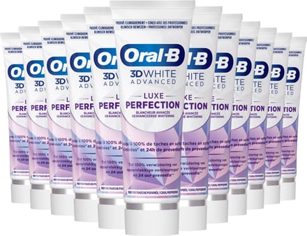 Oral B - Tandpasta - 3D White Luxe - Perfection - 75ml x 12
