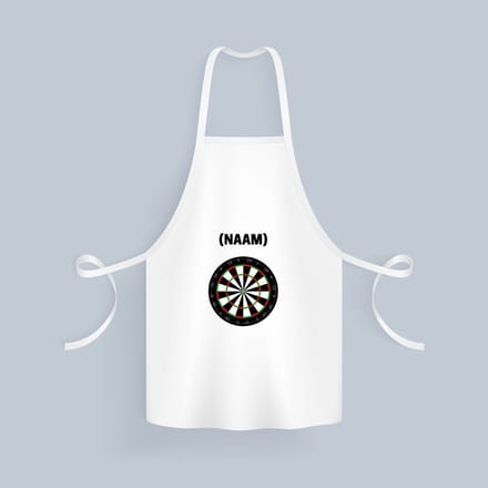 Akyol - darten met eigen naam Keukenschort - Dartbord - darter - sport - 82 bij 71 cm