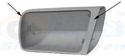 VanWezel 3030841 - Couvercle de rétroviseur gauche pour Mercedes C w202 de 1993 à 2000