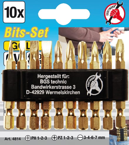 BGS Bitset Gold 10 delig