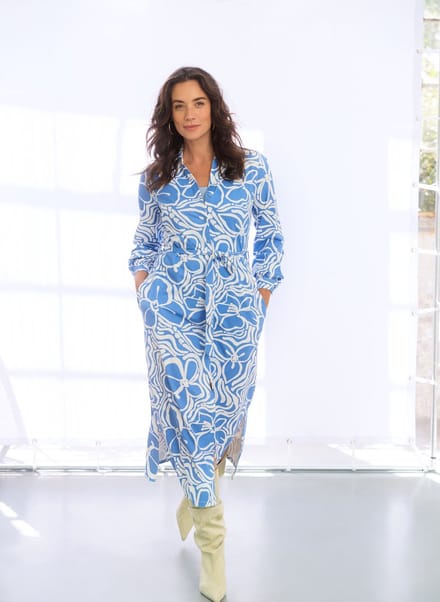 YEST Puck Essential One pieces - Uniform Blue/Off Whi - maat 44