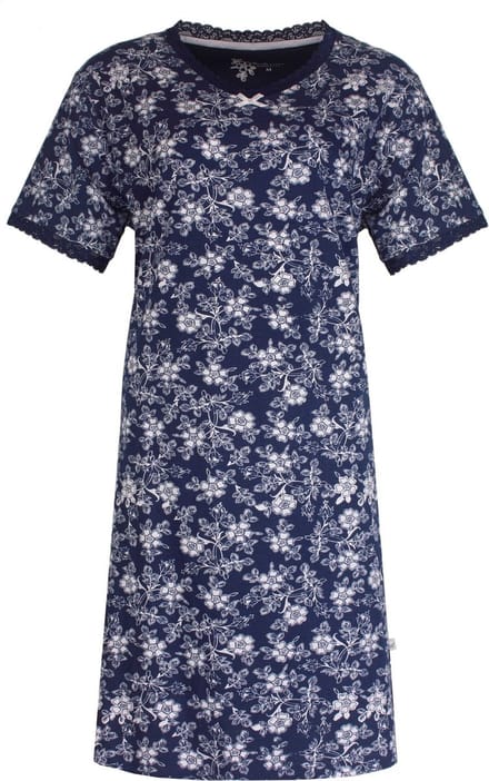 Tenderness Dames Nachthemd - Slaapkleed - Marine Blauw - Maat S
