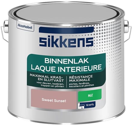 Sikkens - Binnenlak Mat - Sweet Sunset - Mengverf - 2,5 L