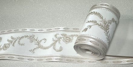 Creme rand bloemen klassiek glim