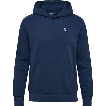 Hummel Heren Hoodie Capuchon Ronde Hals Kangoeroezak Ribboorden Modieus