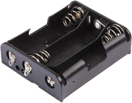 Batterijhouder - Accuhouder - Elektronica Projecten - 3x AA Soldeer - 10 gram