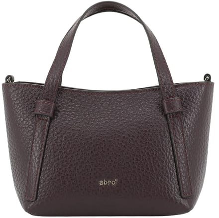 abro handtas schoudertas Leather Tekla COSMO Mini Handbag Burgundy (rood)paars