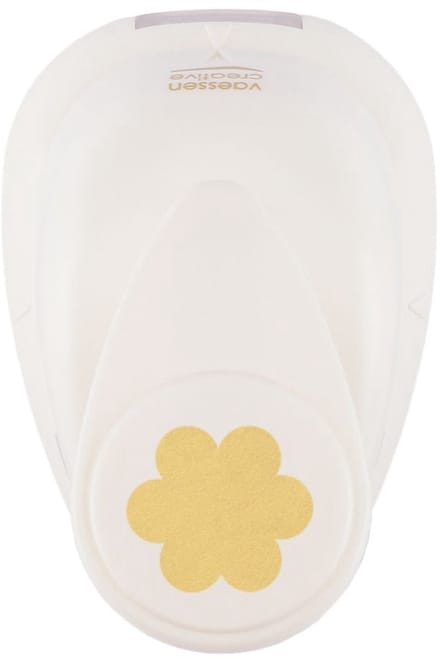Vaessen Creative Pons - Figuurpons - Bloem - 1,4 x 1,6 cm