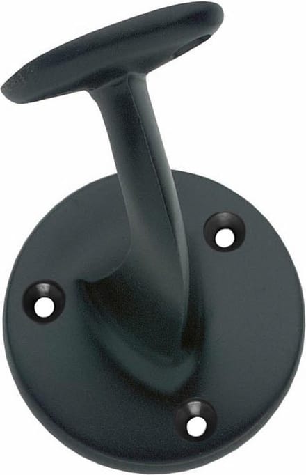Intersteel Leuninghouder hol zadel mat zwart