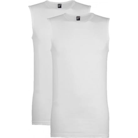 Alan Red T-Montana Singlet Mouwloos Wit (2-Pack) - Maat M - Heren - Singlets