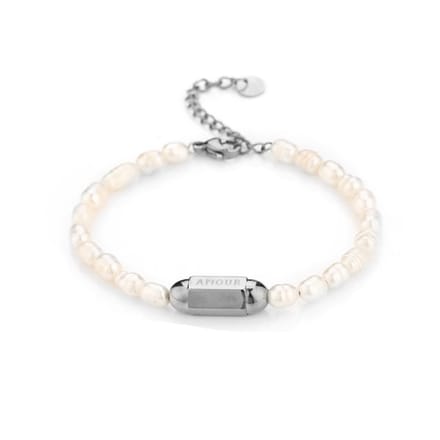 Go Dutch Label Ketting zoetwater parel Goud N1716-2