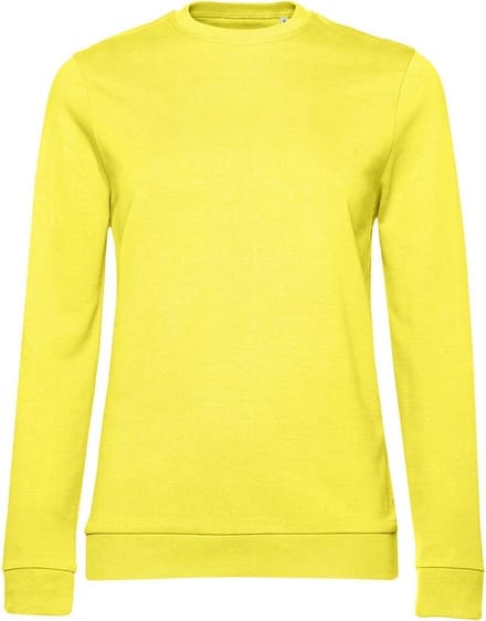 B&C Dames/dames Set-in Sweatshirt (Zonnegeel)