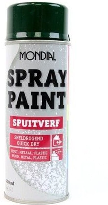 Mondial - Verf Spuitbus - Spuitlak - 400ml - Sneldrogend