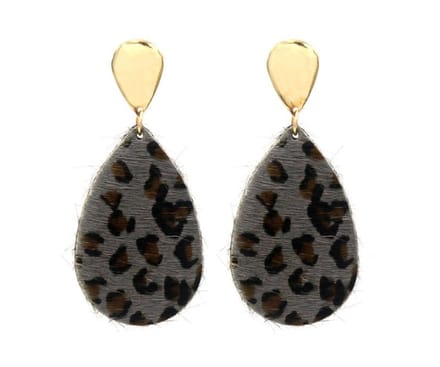 Jomide Oorhangers Animal Print - 2