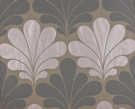 Dutch Wallcoverings Vliesbehang schelp - grijs/beige